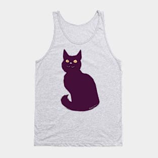 Black cat Tank Top